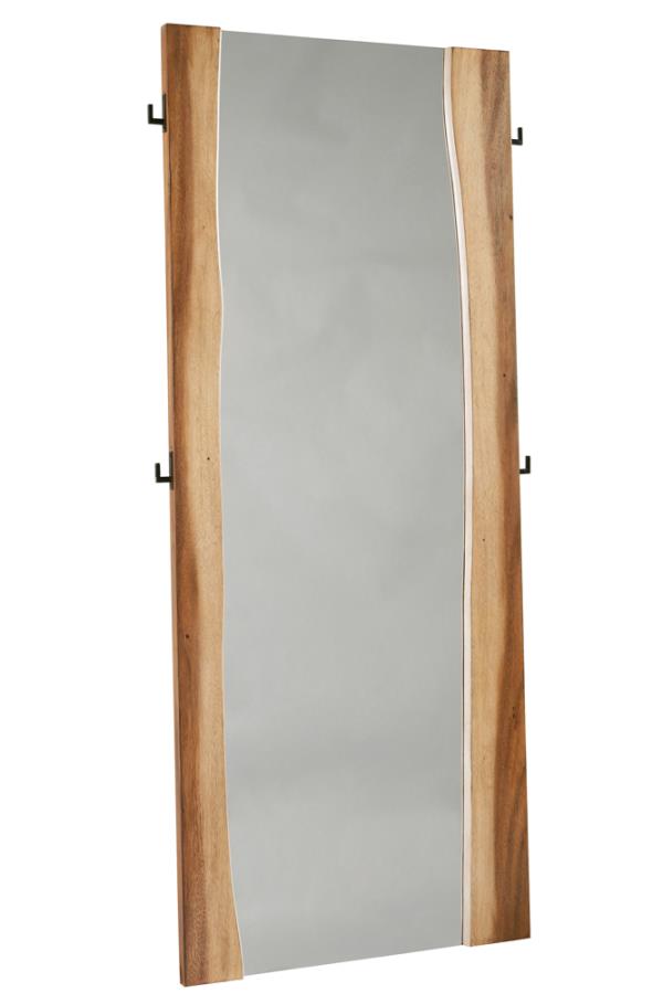 Smokey Wooden Mirror