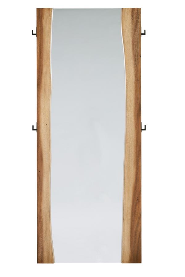 Smokey Wooden Mirror