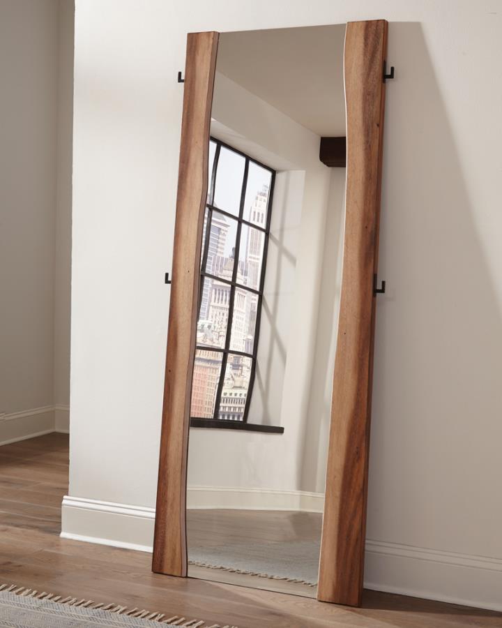 Smokey Wooden Mirror